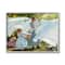 Stupell Industries Farm Children Doing Laundry Wall Art in Gray Frame